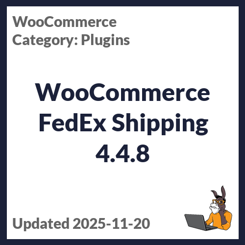 WooCommerce FedEx Shipping