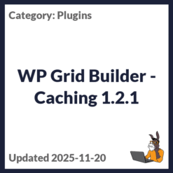 WP Grid Builder - Caching