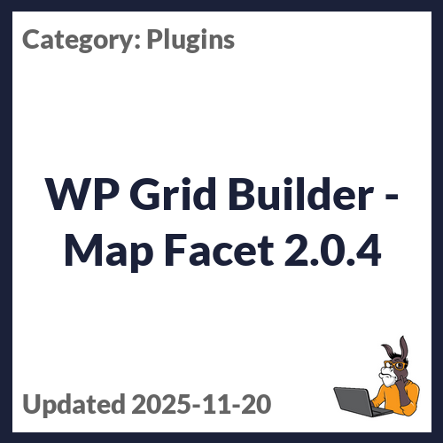 WP Grid Builder - Map Facet
