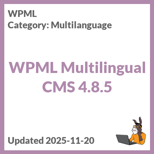 WPML Multilingual CMS