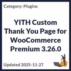 YITH Custom Thank You Page for WooCommerce Premium