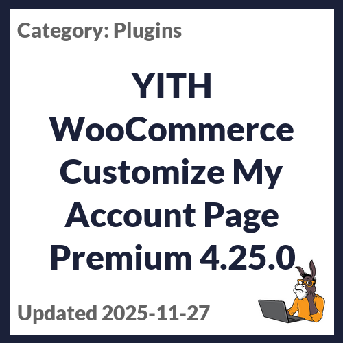 YITH WooCommerce Customize My Account Page Premium