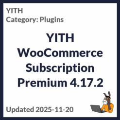 YITH WooCommerce Subscription Premium
