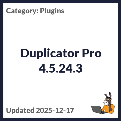 Duplicator Pro