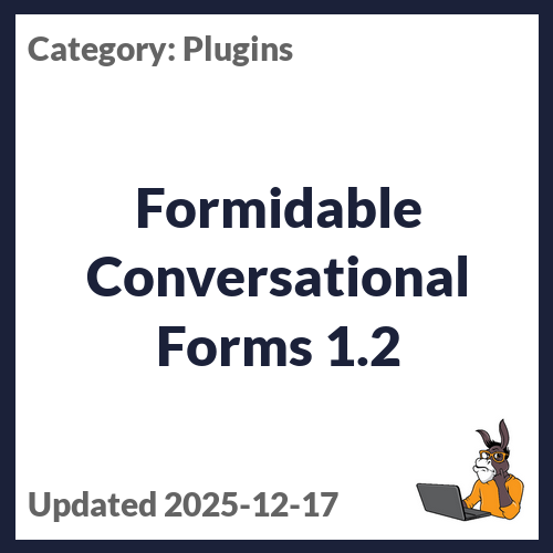 Formidable Conversational Forms