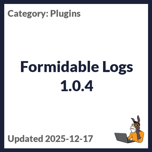 Formidable Logs