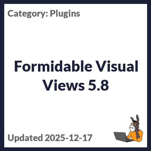 Formidable Visual Views