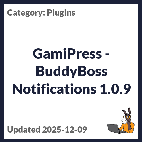 GamiPress - BuddyBoss Notifications