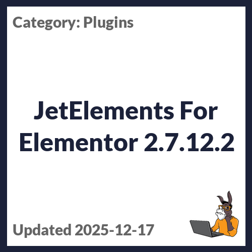 JetElements For Elementor