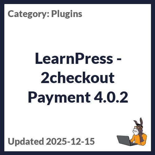 LearnPress - 2checkout Payment