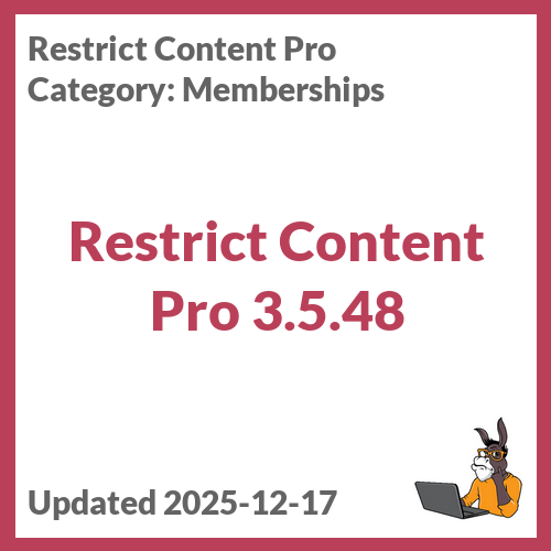 Restrict Content Pro