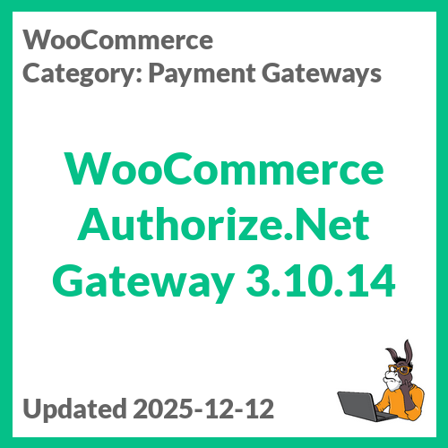 WooCommerce Authorize.Net Gateway