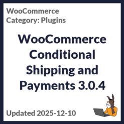 WooCommerce Conditional Shipping and Payments