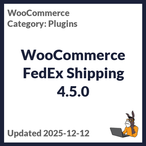 WooCommerce FedEx Shipping