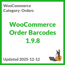 WooCommerce Order Barcodes