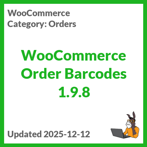 WooCommerce Order Barcodes