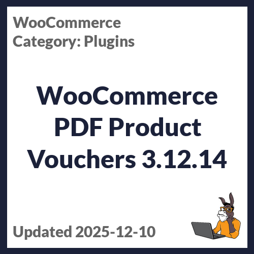 WooCommerce PDF Product Vouchers