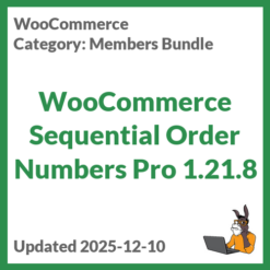WooCommerce Sequential Order Numbers Pro