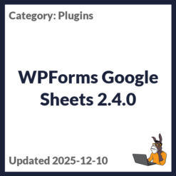 WPForms Google Sheets