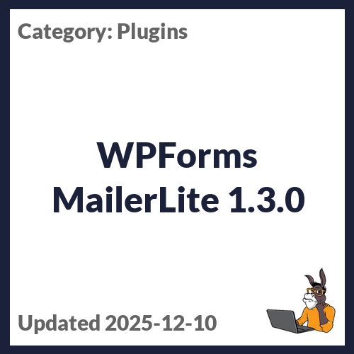 WPForms MailerLite