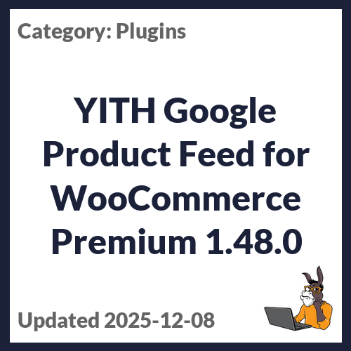 YITH Google Product Feed for WooCommerce Premium