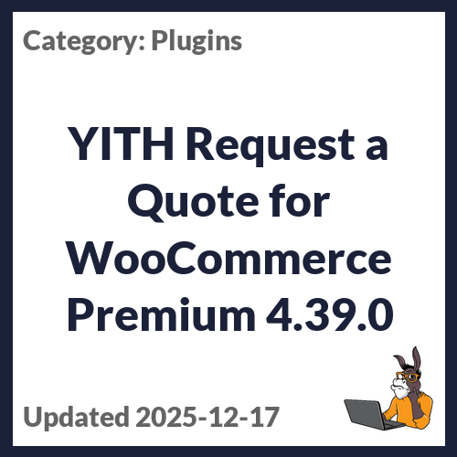 YITH Request a Quote for WooCommerce Premium