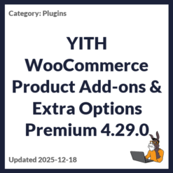 YITH WooCommerce Product Add-ons & Extra Options Premium