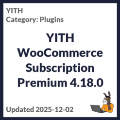 YITH WooCommerce Subscription Premium