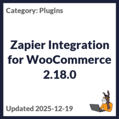 Zapier Integration for WooCommerce