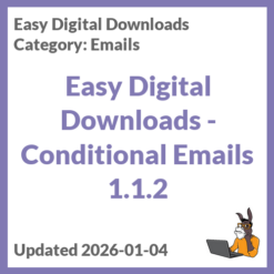 Easy Digital Downloads - Conditional Emails