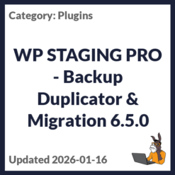 WP STAGING PRO - Backup Duplicator & Migration