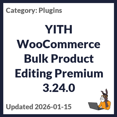 YITH WooCommerce Bulk Product Editing Premium