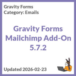 Gravity Forms Mailchimp Add-On