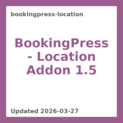 BookingPress - Location Addon 1.5