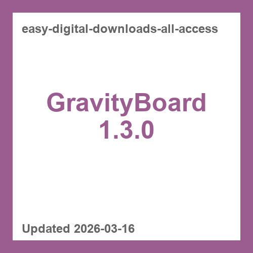 GravityBoard 1.3.0