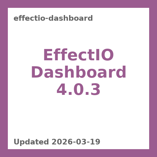EffectIO Dashboard 4.0.3