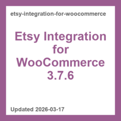 Etsy Integration for WooCommerce 3.7.6