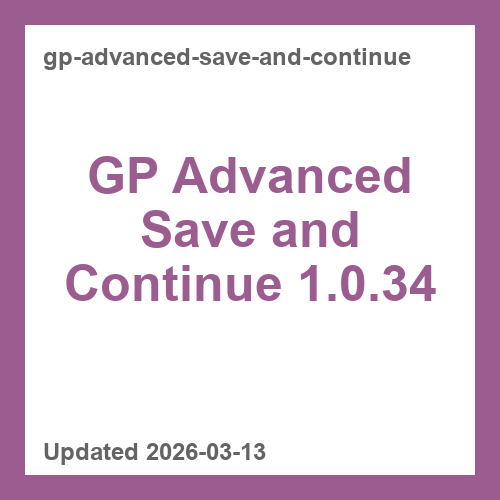 EffectIO GP Advanced Save and Continue 1.0.34