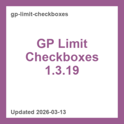 GP Limit Checkboxes 1.3.19