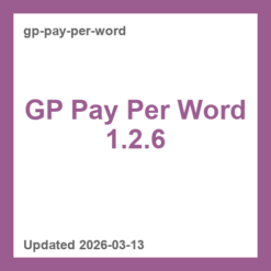 GP Pay Per Word 1.2.6