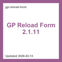 GP Reload Form 2.1.11