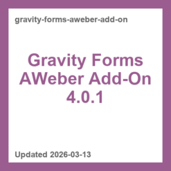Gravity Forms AWeber Add-On 4.0.1