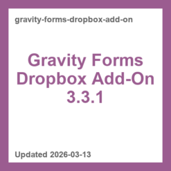 Gravity Forms Dropbox Add-On 3.3.1