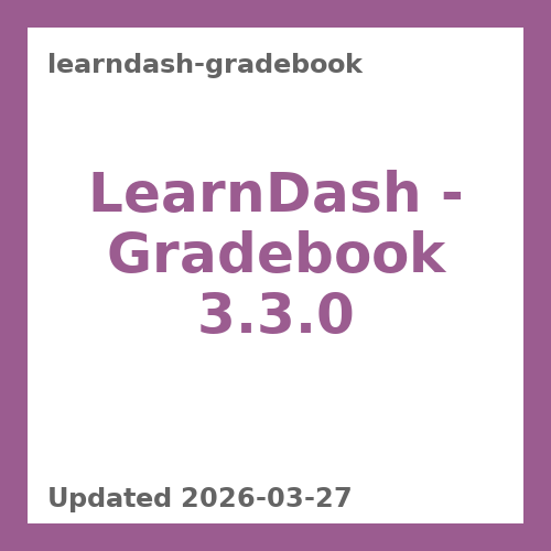 LearnDash - Gradebook 3.3.0