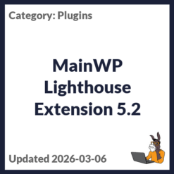 MainWP Lighthouse Extension