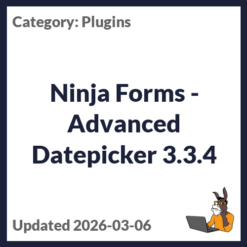 Ninja Forms - Advanced Datepicker