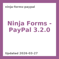 Ninja Forms - PayPal 3.2.0