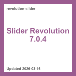 Slider Revolution 7.0.4