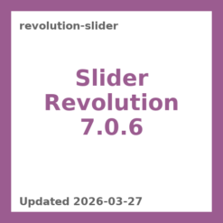 Slider Revolution 7.0.6
