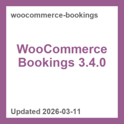 WooCommerce Bookings 3.4.0
